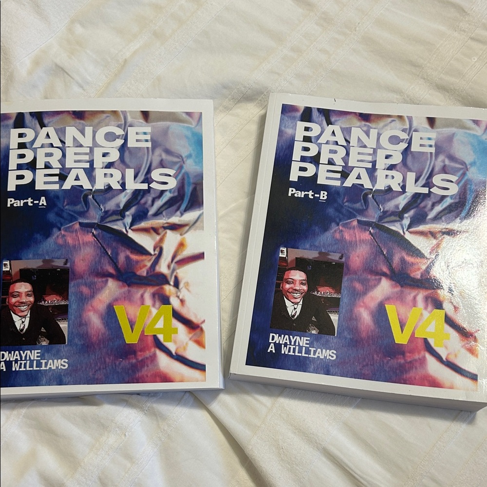 Dance Prep Pearls V4 Paperback Set - White, Blue, Purple, Yellow Cover